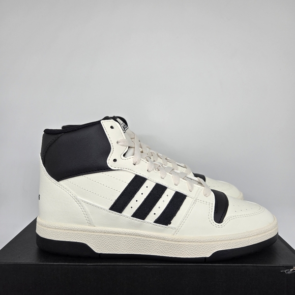 New Adidas Break Start Mid 'White Black' Women's Shoes Size 8 - Picture 3 of 8